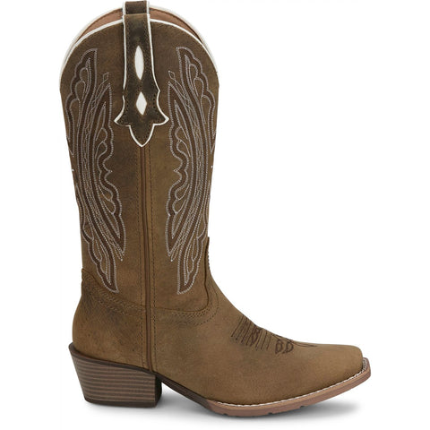 Justin Women's Rae 12" Square Toe Cowgirl Boot