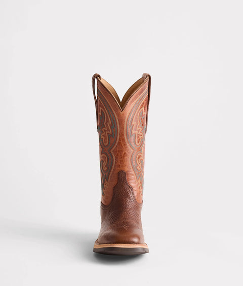 Lucchese Women's Ruth Chocolate Shrunken Shoulder Barn Boot