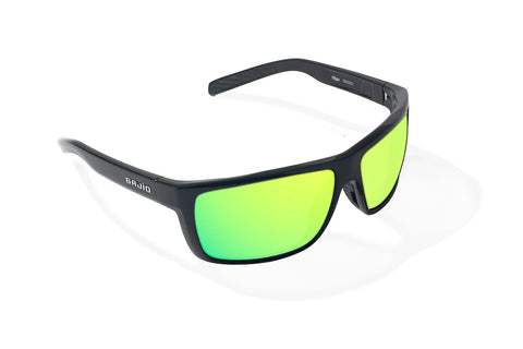 Bajio Sigs Medium Fit Green Mirror Lens Sunglasses