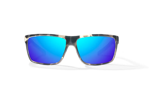 Bajio Sigs Medium Fit Blue Mirror Lens Sunglasses