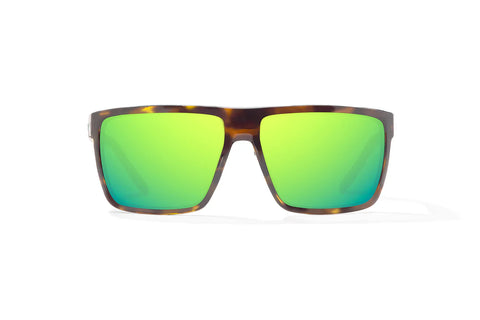 Bajio Toads Large Fit Green Mirror Sunglasses