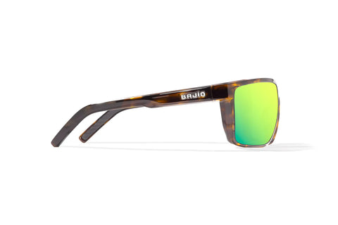 Bajio Toads Large Fit Green Mirror Sunglasses