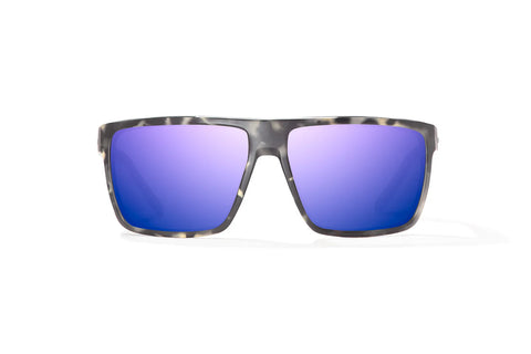 Bajio Toads Large Fit Violet Mirror Sunglasses