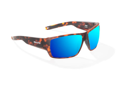 Bajio Vega Large Fit Blue Mirror Lens Sunglasses
