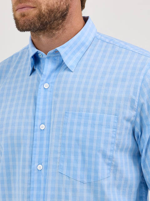 Wrangler® Men's Cody Johnson One Pocket Button Down Shirt